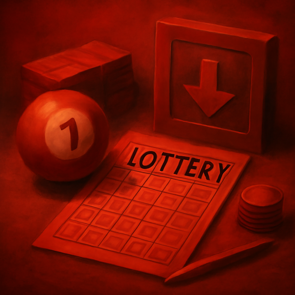 Illustration depicting the updates for the 1 Lottery app.