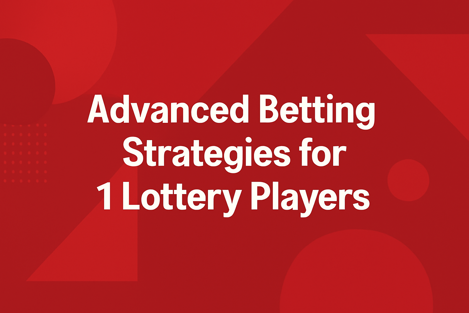 Information scene representing the requirements for the 1 Lottery app.