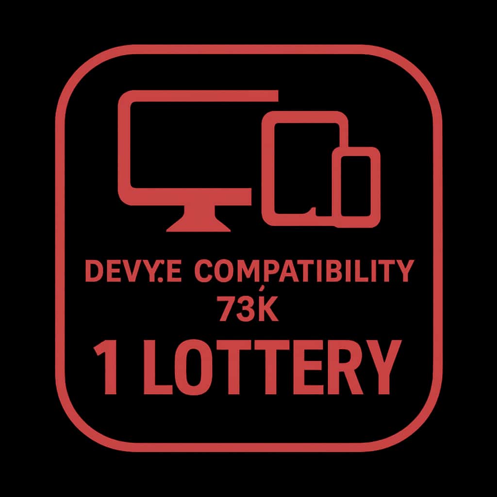 Icon depicting Device Compatibility for 1 Lottery.