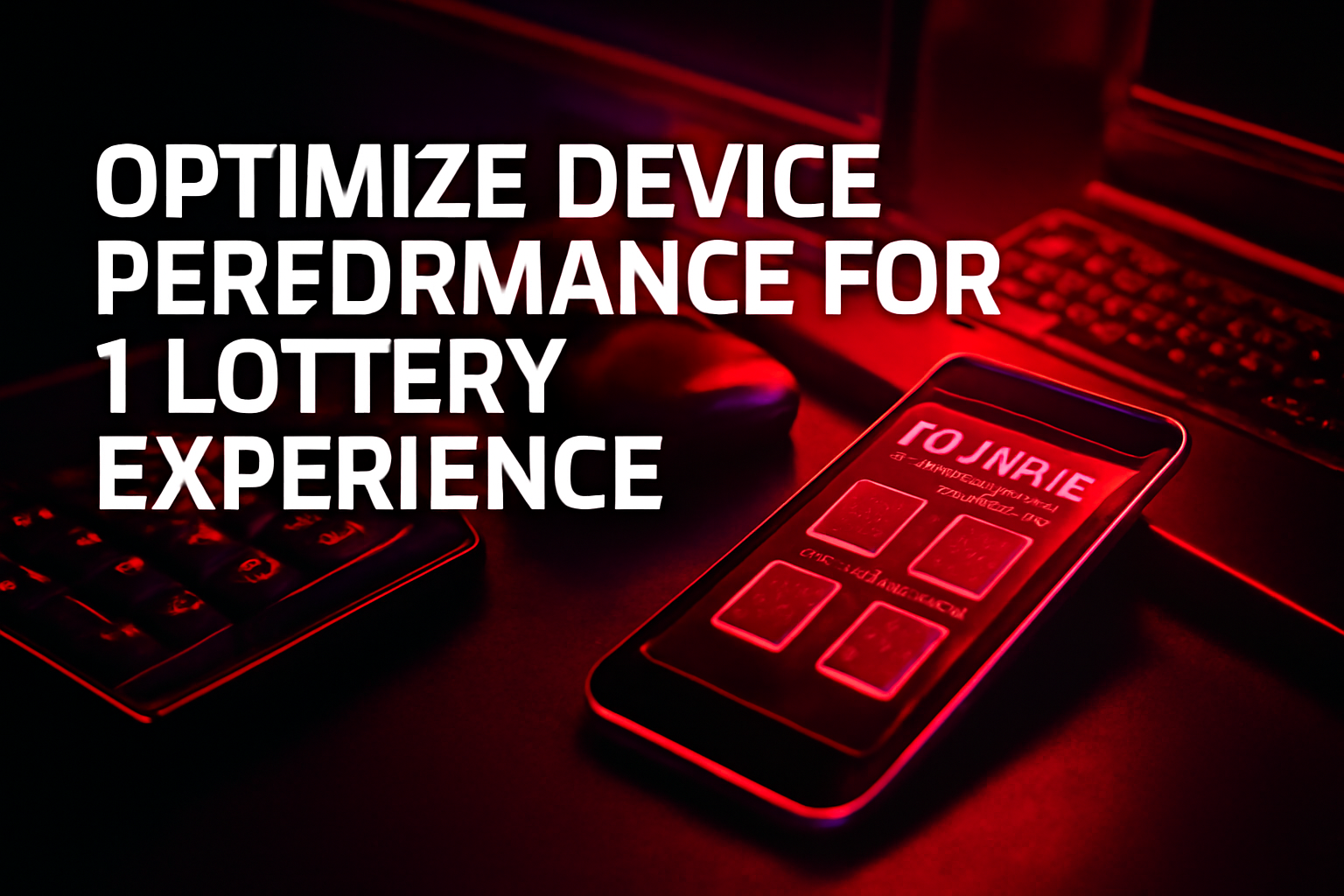 Information scene representing the requirements for the 1 Lottery app.