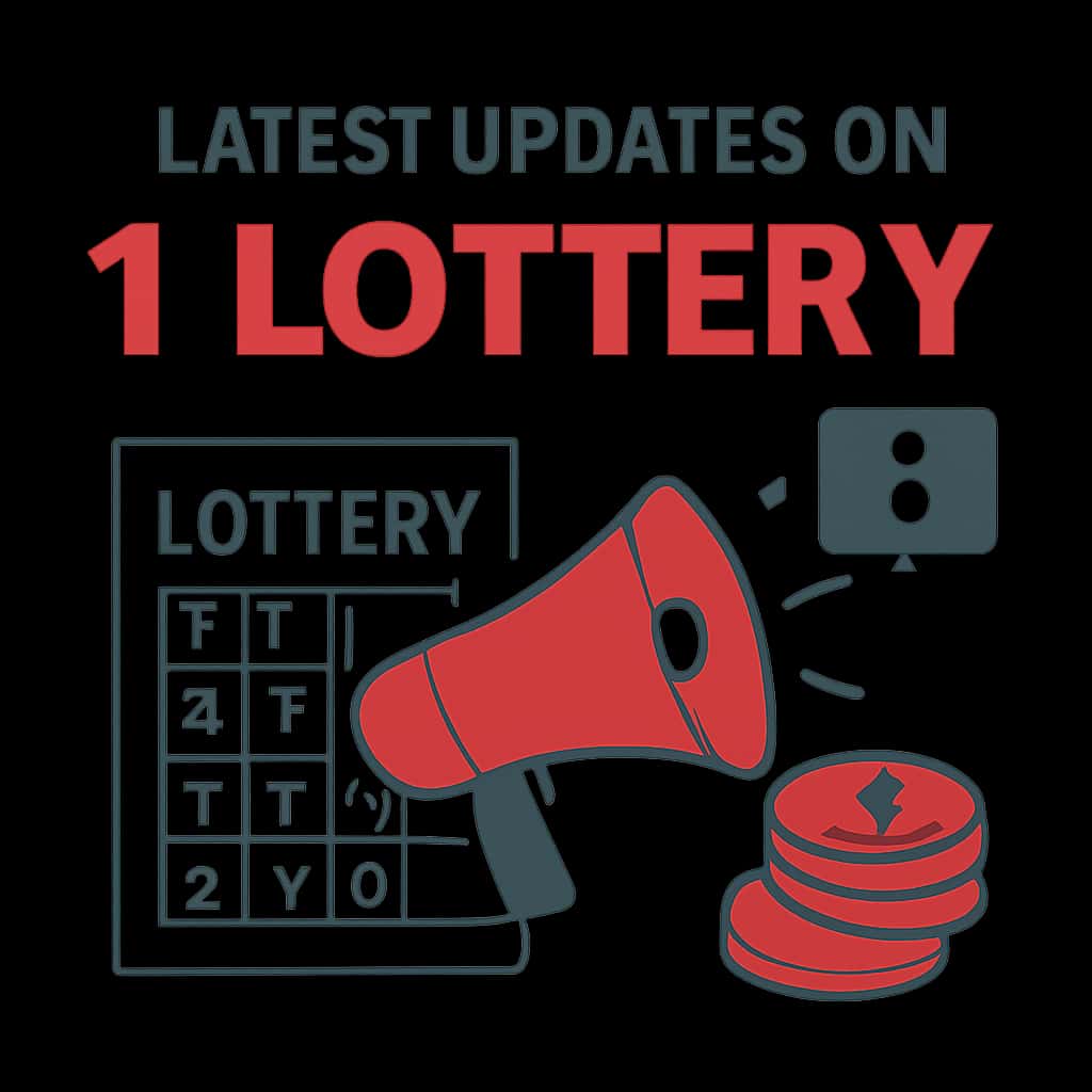 Illustration depicting the updates for the 1 Lottery app.