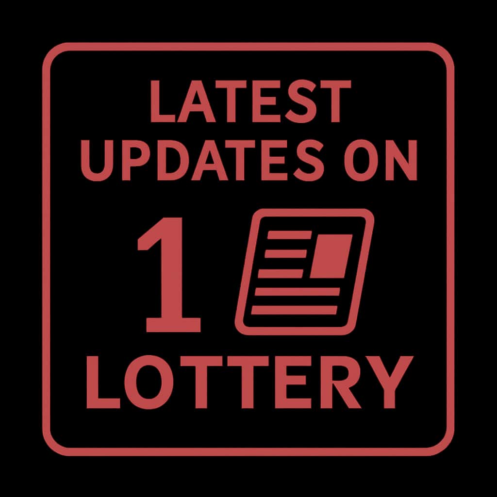 Icon representing updates related to the 1 Lottery app.