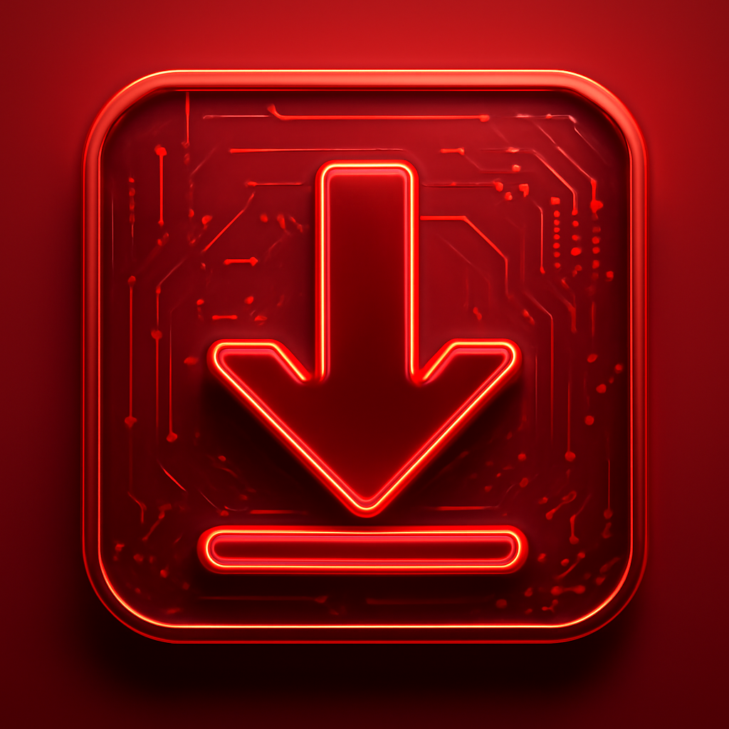 Illustration explaining the steps for downloading the 1 Lottery app.