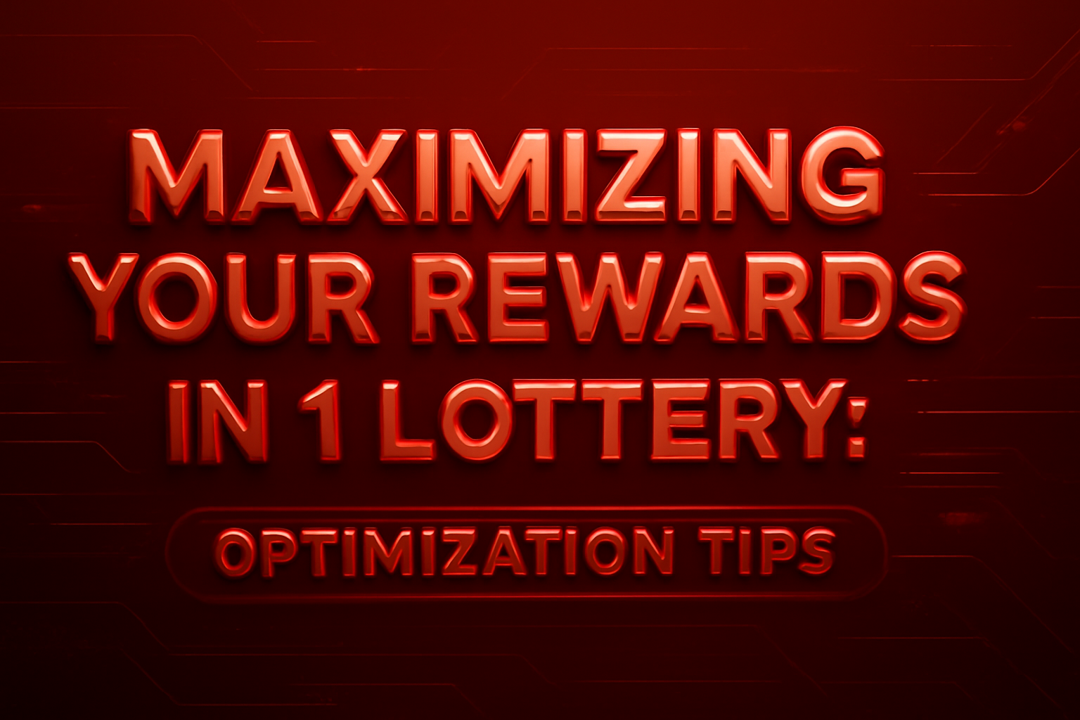 An informative representation of a troubleshooting guide for 1 Lottery with prominent text.