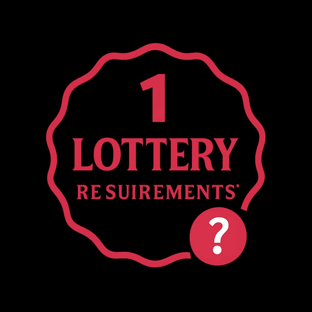 Icon representing the 1 Lottery Requirements.