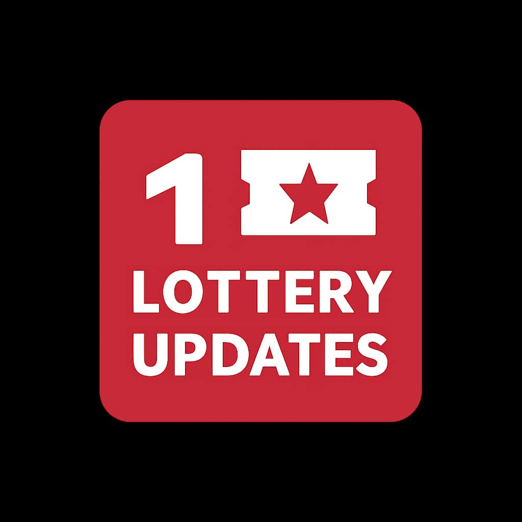 A professional badge design for 1 Lottery Updates.