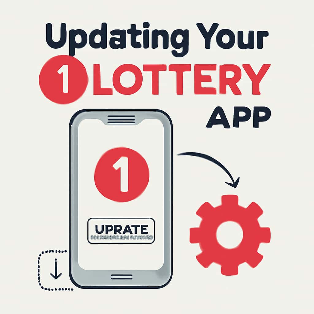 Illustration explaining Updating Your 1 Lottery App.
